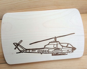 Breakfast board helicopter