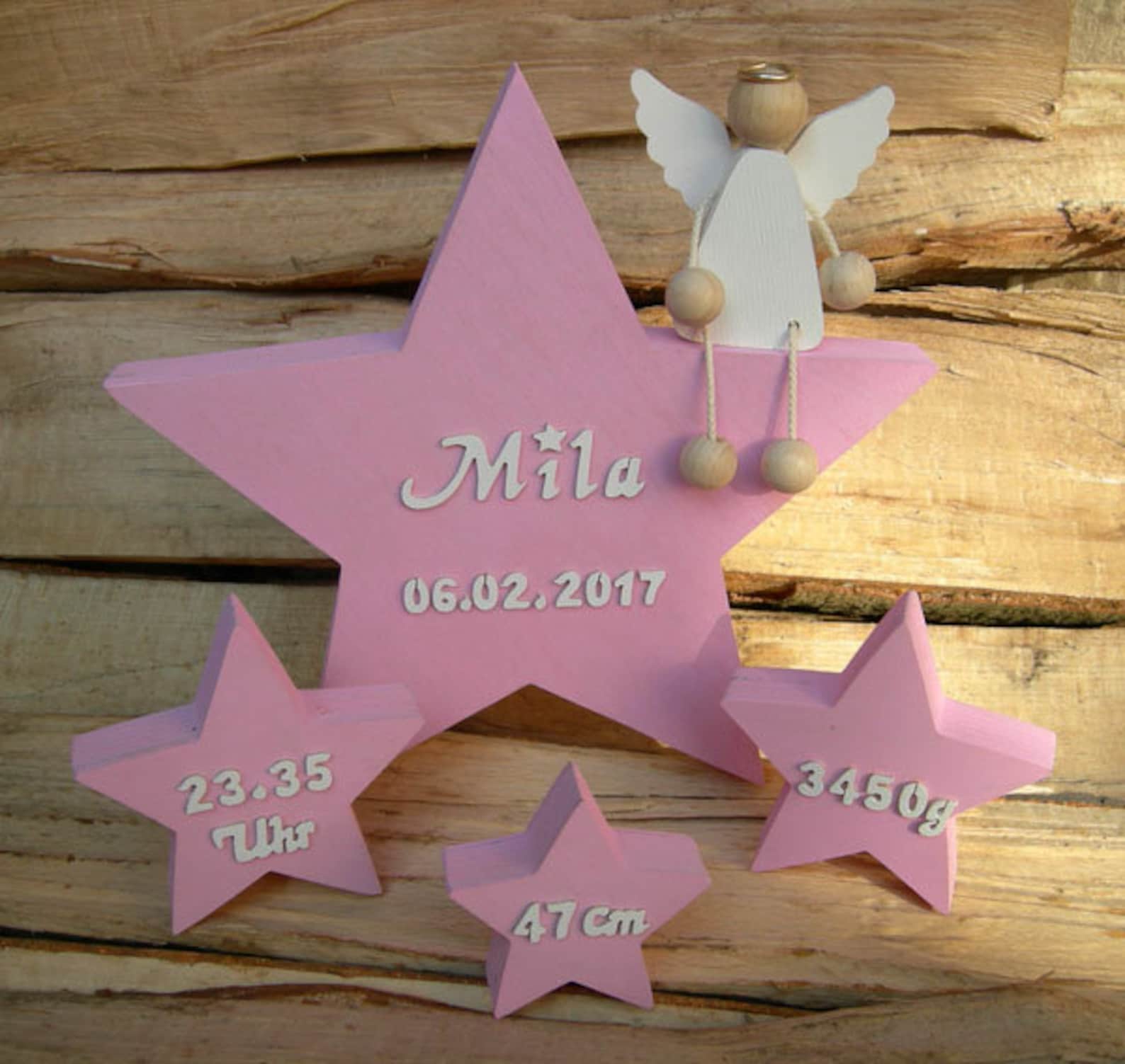 Gift Birth Baptism Dates of Birth Name Guardian Angel Wood Name