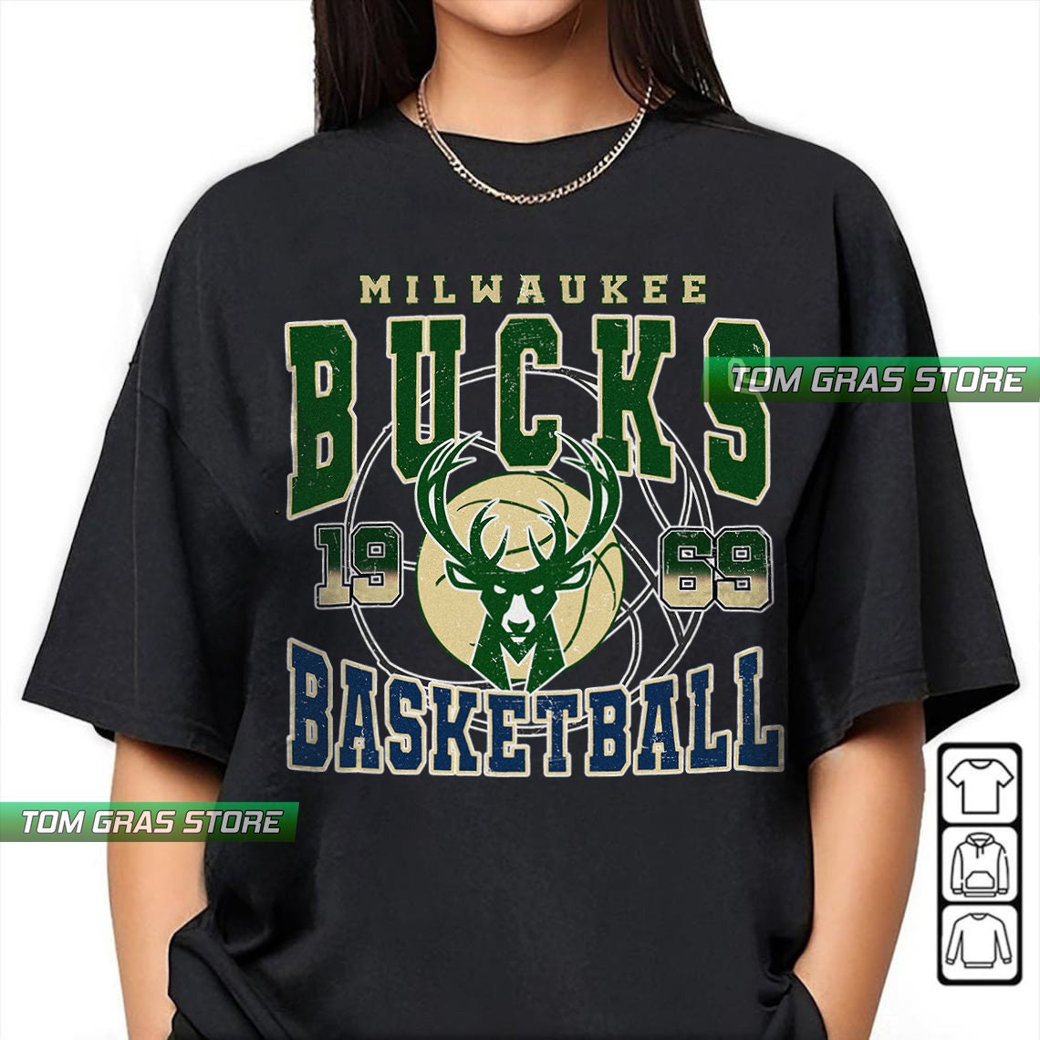 Item Of The Game Pride Tie Dye Green Milwaukee Bucks T-Shirt