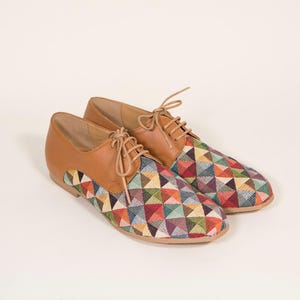 ローファー・オックスフォード CASTANER Women Laced up Shoes CAROLYN142OROVIEJO Gold Mose -women Leather Oxfords,lace up Women Shoes,women