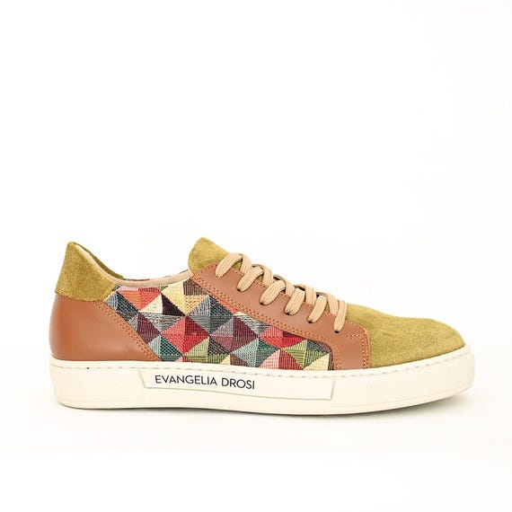 Fall Sneakers Designer Sneakers Lace up Womens Shoes Handmade Comfort Shoes Everyday Shoes Casual Women Ties Women Sneakers the Sneakers Etsy