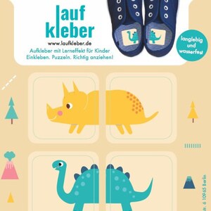 Schuh Aufkleber Dinosaurier, Kindergarten Must Have Bild 2