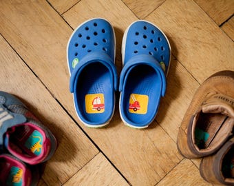 Naklejki na buty do nauki KLEJU DO BIEGANIA. Przedszkole z naklejkami