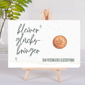 Gelukspenning, huwelijksamulet, veel geluk voor het huwelijk, iets ouds, BRD, DDR