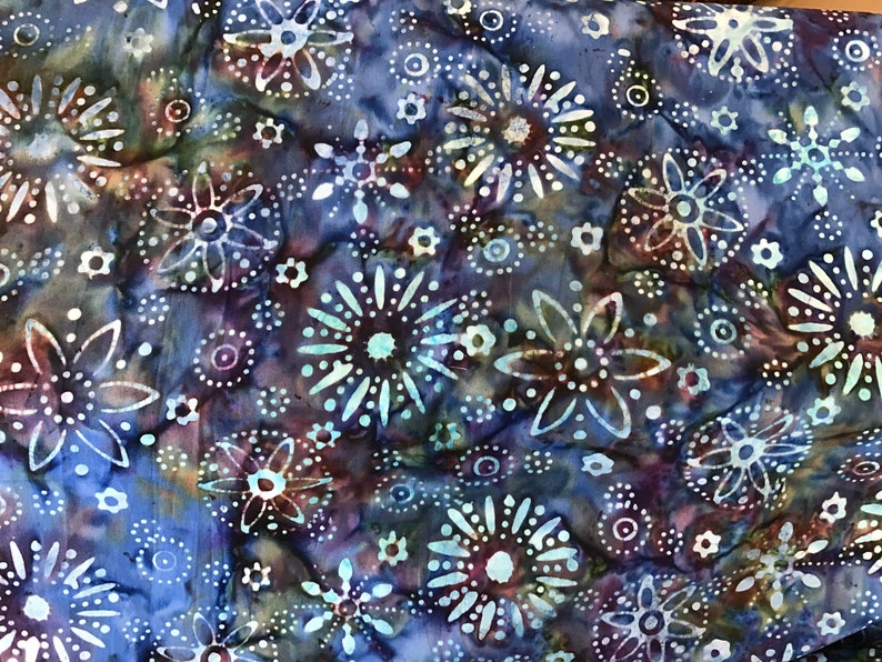 100 Cotton hand painted batik fabric by Nutex. Batik Etsy