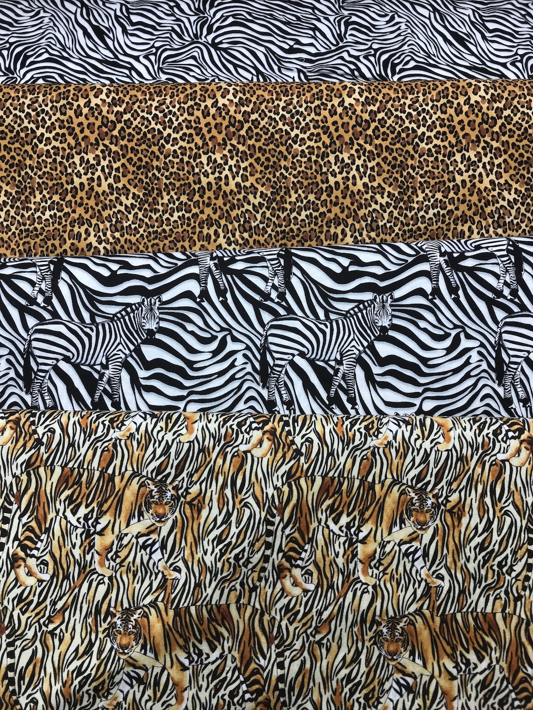 METRE PRICE REDUCED 100% Cotton Animal Print Fabric From Timeless ...