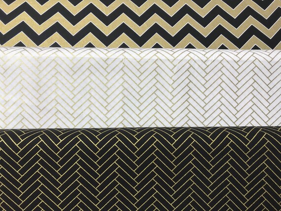 Miniature Chevron Zig Zags 100% Cotton Patchwork Fabric Miniature Chevron Zig Zags 100% Cotton Patchwork Fabric