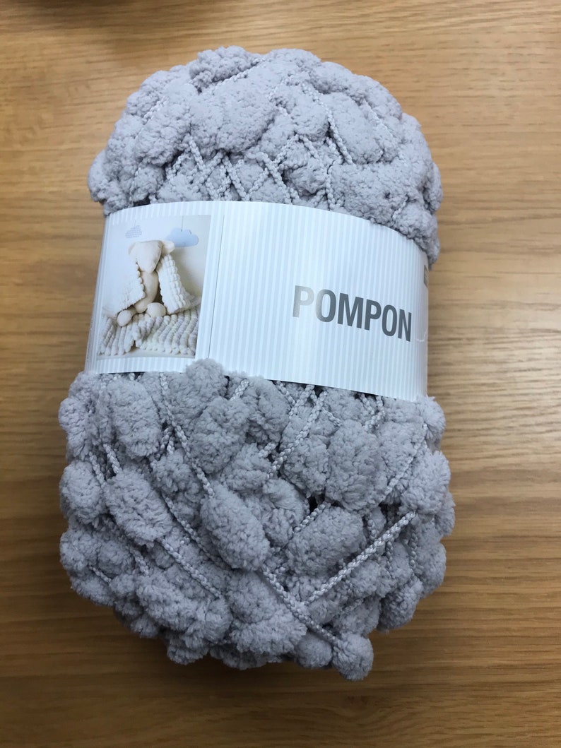 Rico Baby PomPon Wool Yarn. Knitting. Pom Pom Blanket. Puff Etsy