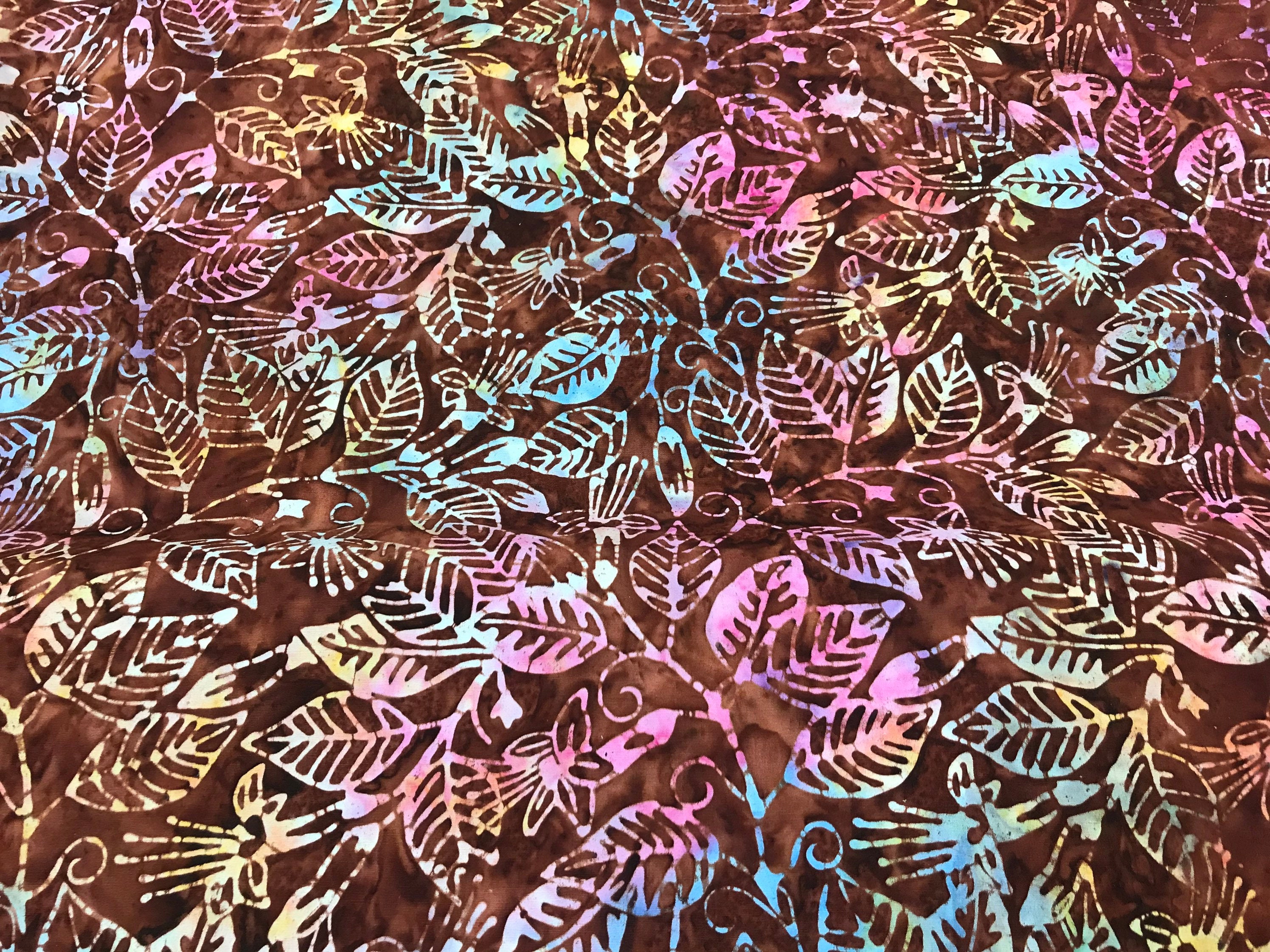 100 Cotton Hand Painted Batik Fabric by Nutex. Batik Etsy UK
