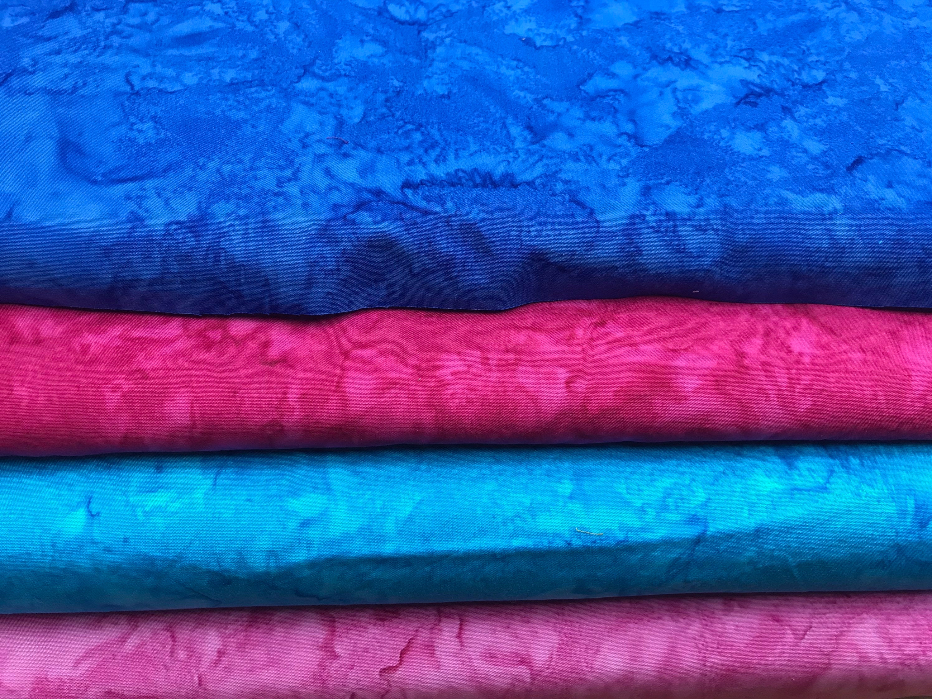 100 Cotton hand painted marble effect batik fabric by Jomil. Etsy