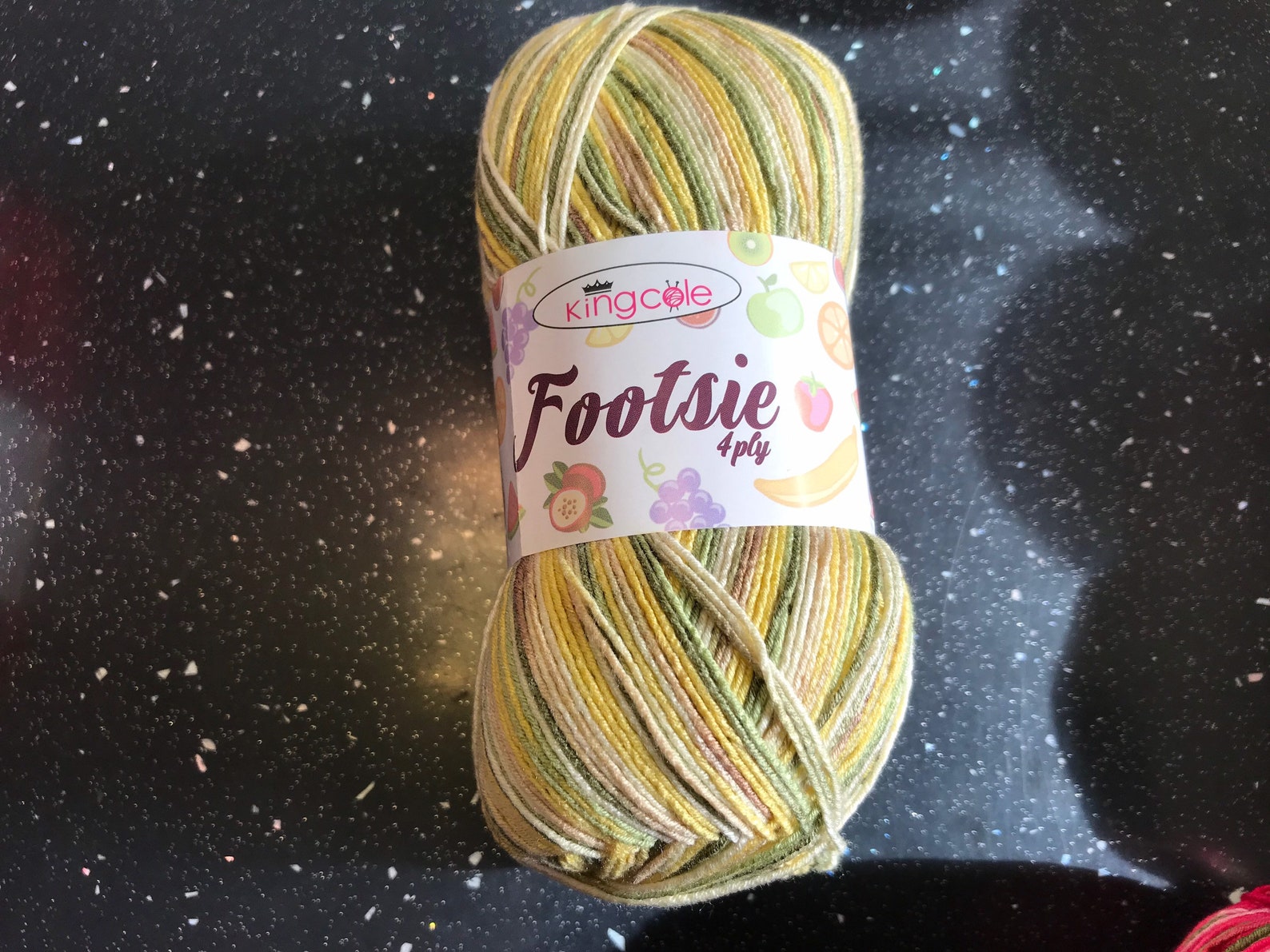 King Cole Footsie 4ply Sock Yarn. Wool. Fruit. Crochet Etsy