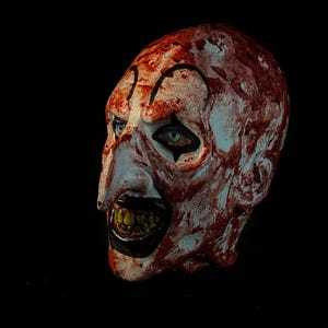 Cabeza Art the clown Terrifier 2