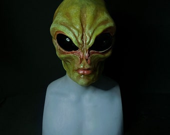 Mascara Alien en latex. VARIANTE MARS