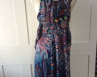 Vintage Culottes Jump Suit