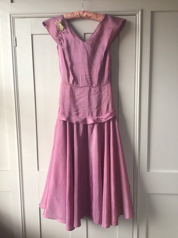 1930/40’s Vintage Evening Dress SIZE S UK 10