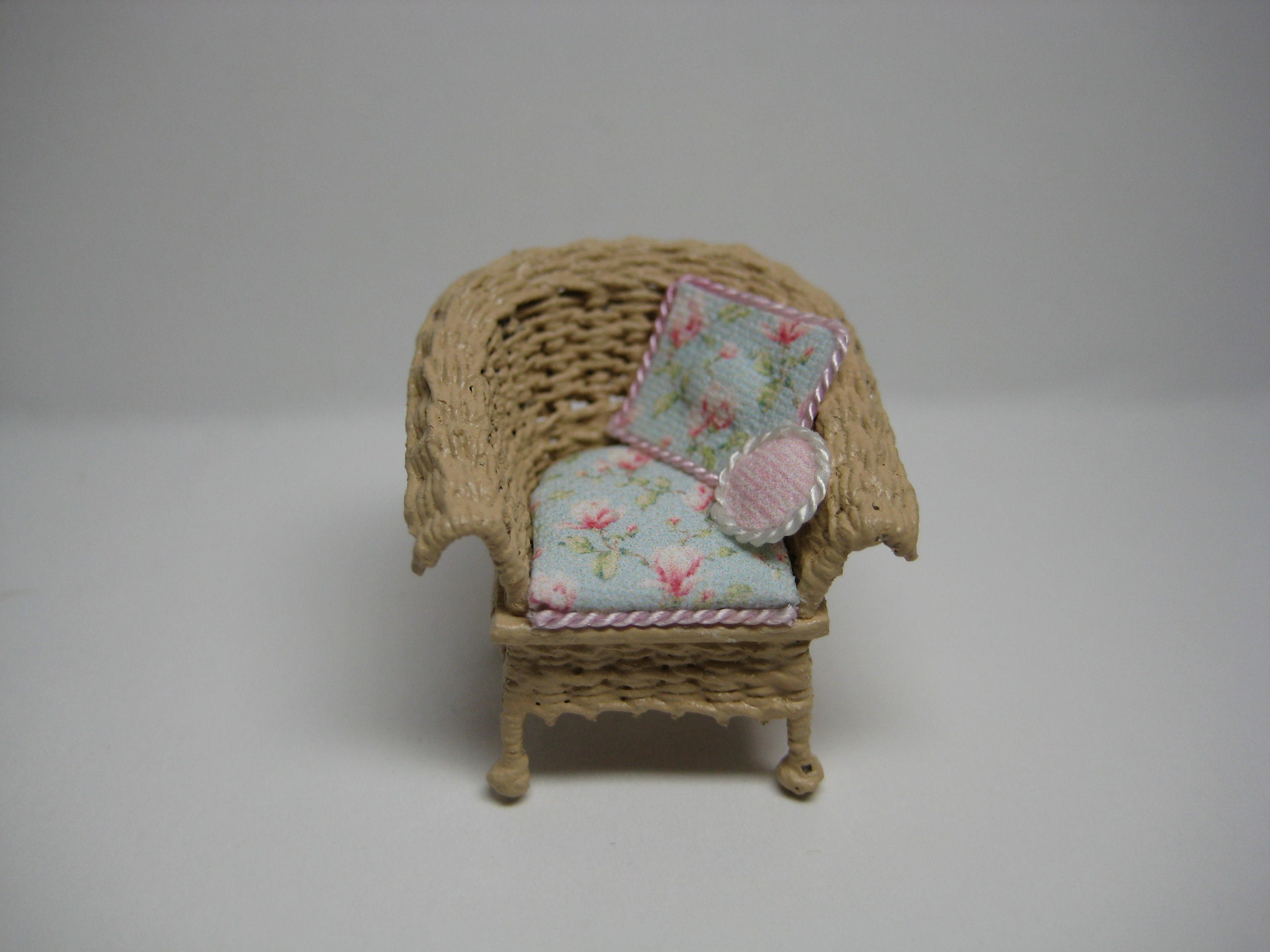 miniature wicker chair