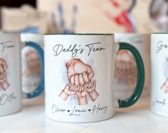 Taza del Día del Padre, Regalo para papá, Equipo de papá, Regalo para el abuelo, Taza del equipo de papá, Regalo del Día del Padre, Taza personalizada, Taza de papá,