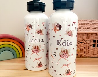 Personalised kids water bottle, school water bottle, nursery water bottle, pre school bottle, birthday gift, girls water bottle,gym bottle F