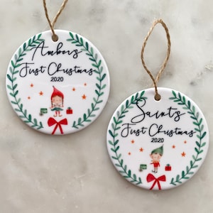 first Christmas decoration, first Christmas bauble, babys first Christmas, 1st Christmas, elf, Christmas gift,