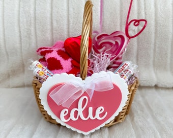 Valentijnsdagcadeau, Valentijnsdagcadeautag, mandtag, Valentijnscadeau voor kinderen, gepersonaliseerd Valentijnscadeau voor hem/haar, liefdesmail