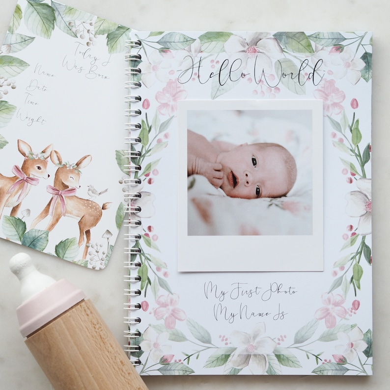 Baby Journal Baby Book Baby Journal and Memory Book Etsy UK