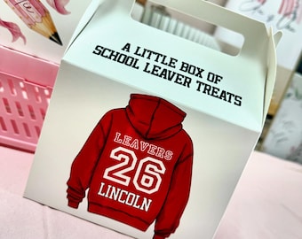Personalised Leavers 2026 Treat Box | School Leaver Gift Box | End Of Year Treat Box