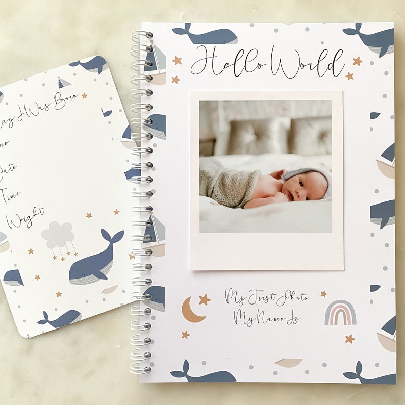 Baby Journal Baby Book Baby Journal and Memory Book Etsy