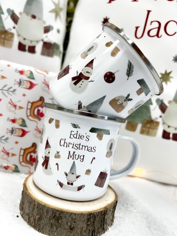 Mug Personnalisé Noël Forêt de Sapins