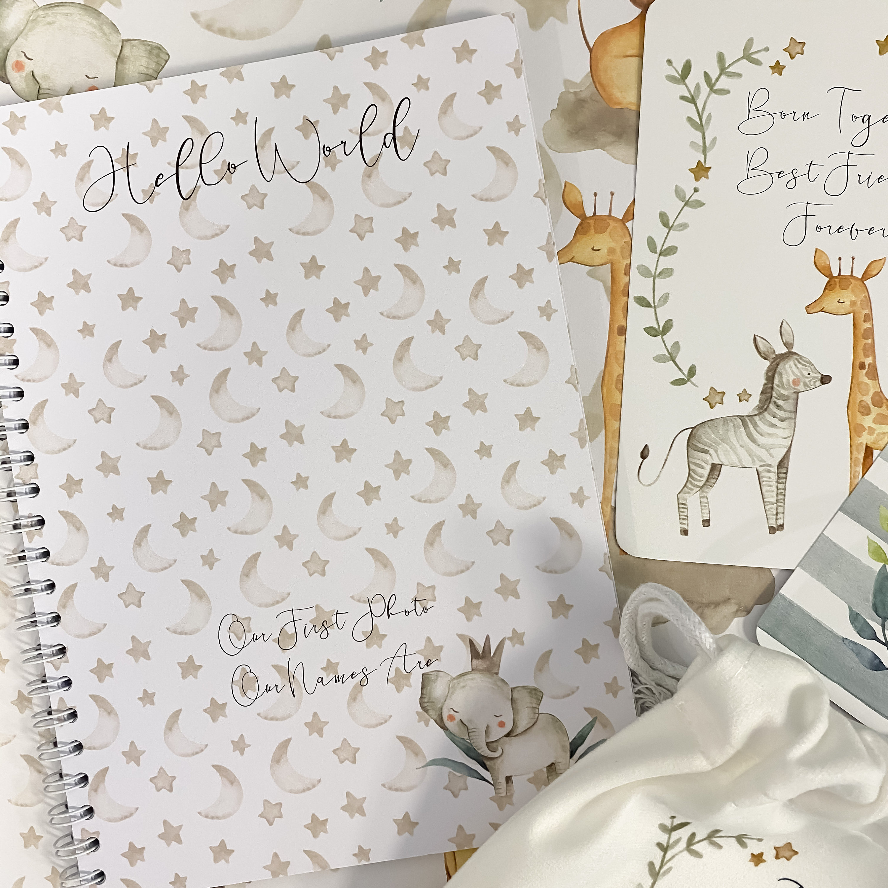 Baby journal Twin Baby Journal baby book baby journal and Etsy