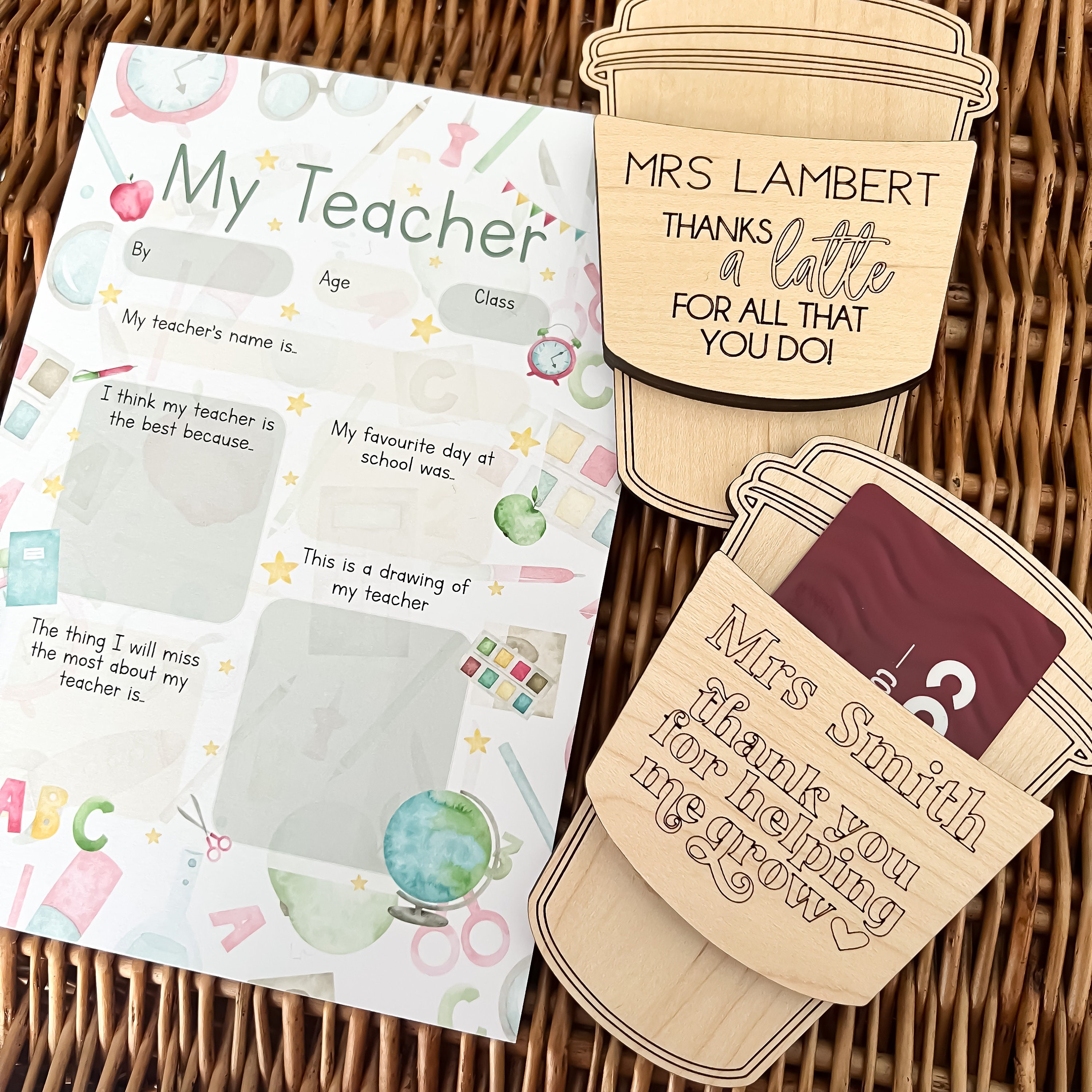 Gift Card Holder, Gift Tags For Presents, Coffee...
