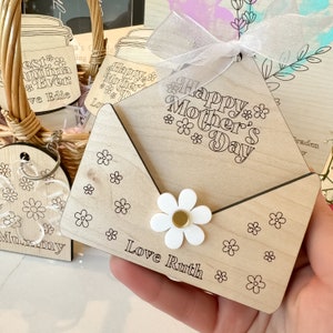 Cadeau fête des mères, porte-cartes cadeau, cadeau fête des mères pour grand-mère, cadeau pour grand-mère, cadeau pour grand-mère, cadeau d'anniversaire grand-mère, porte-chèque-cadeau