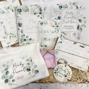 Cadeau pour nouveau-né, cadeau nouveau-né, boîte aux lettres personnalisée, journal de première année, cadeau pour les nouveaux parents, cadeau de baby shower, cadeau pour la nouvelle maman