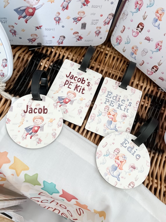Personalised school bag tag, bag tag, school bag, back to school, starting School, school bag accessories, school supplies, school, nursery