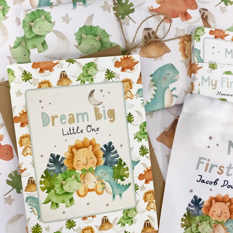 Watercolor Dinosaur Baby Milestone Cards, Unisex Gift - Etsy