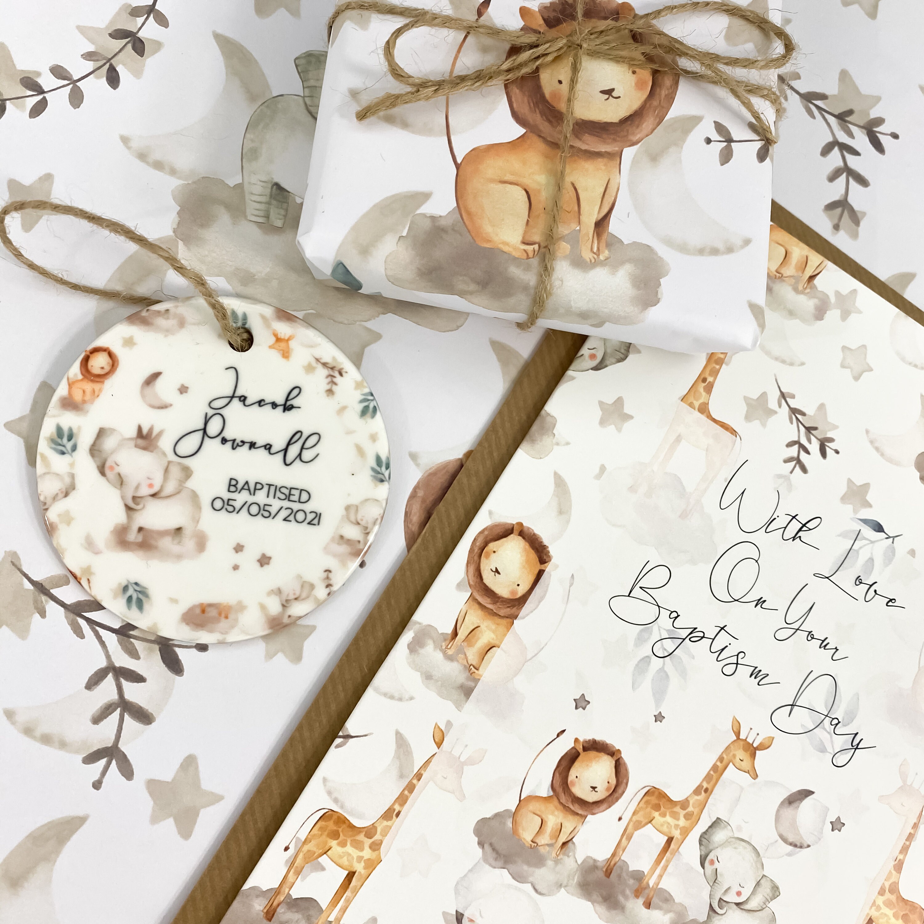 Personalised christening gift baptism gift naming day gift Etsy