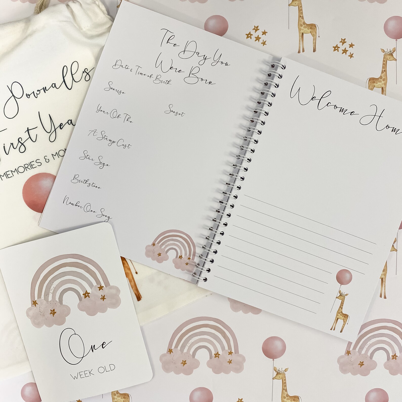 Baby Journal Baby Book Baby Journal and Memory Book Etsy