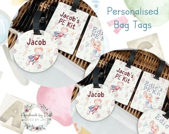 Personalised school bag tag, bag tag, school bag, back to school, starting School, school bag accessories, school supplies, school, nursery