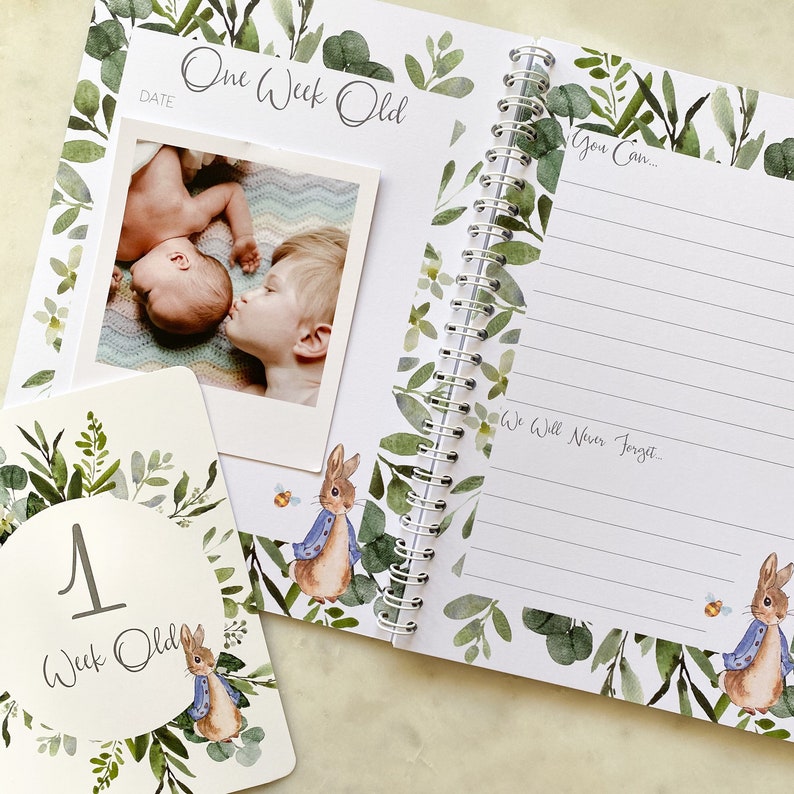 Baby journal baby book baby journal and memory book Peter Etsy