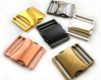 Buckle pocket closure, 4cm, metal, 6 colors