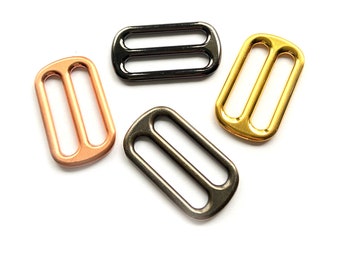 ladder buckle, 2,5 cm, metal, 6 colors