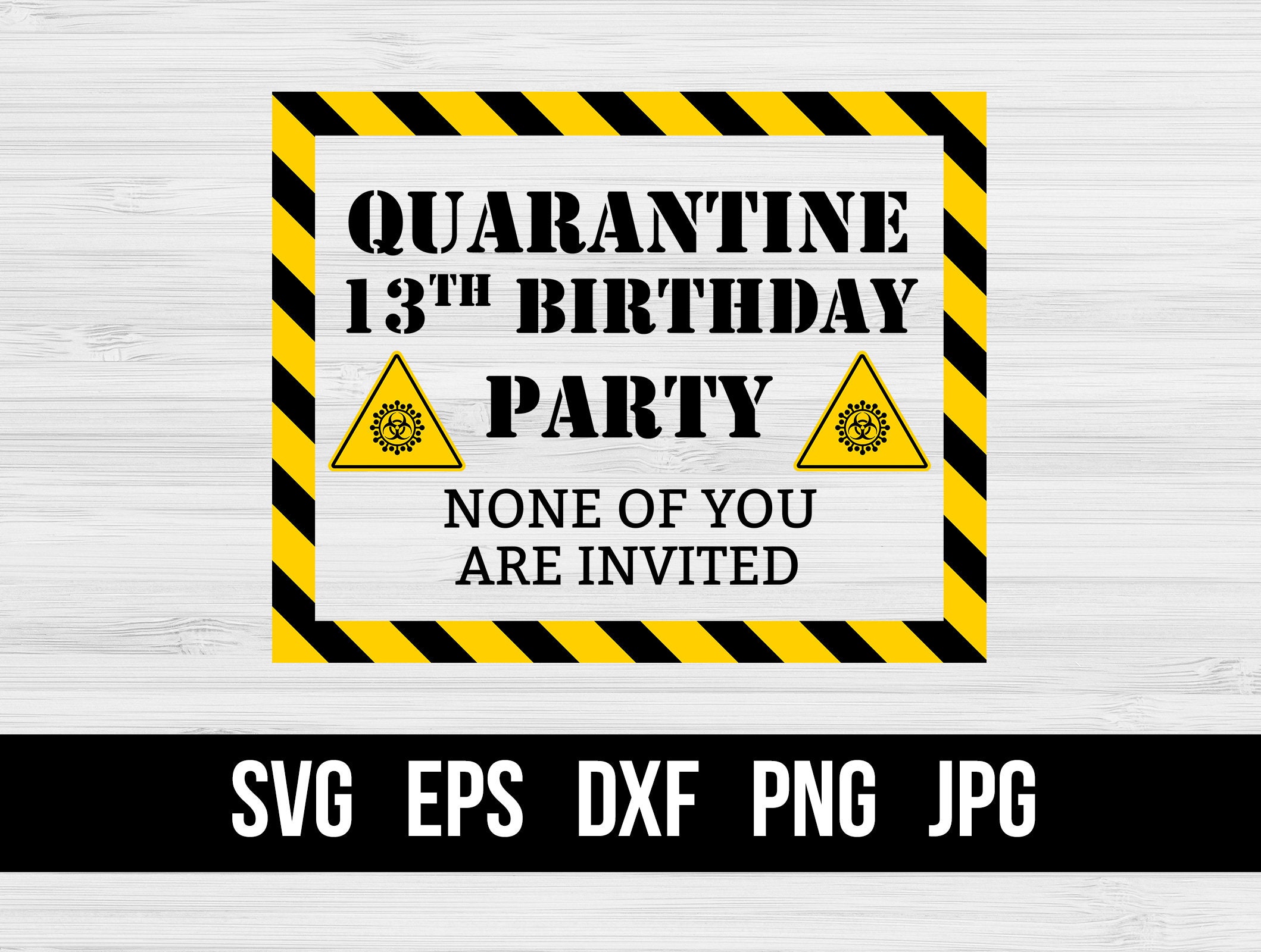 Download Quarantine 13th birthday svg 13th birthday party Quarantine | Etsy