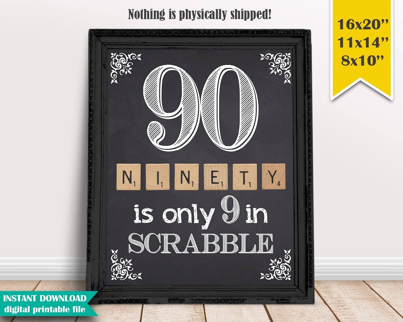 90. Geburtstag Schild 90er Geburtstag Tafel Geburtstag Etsy