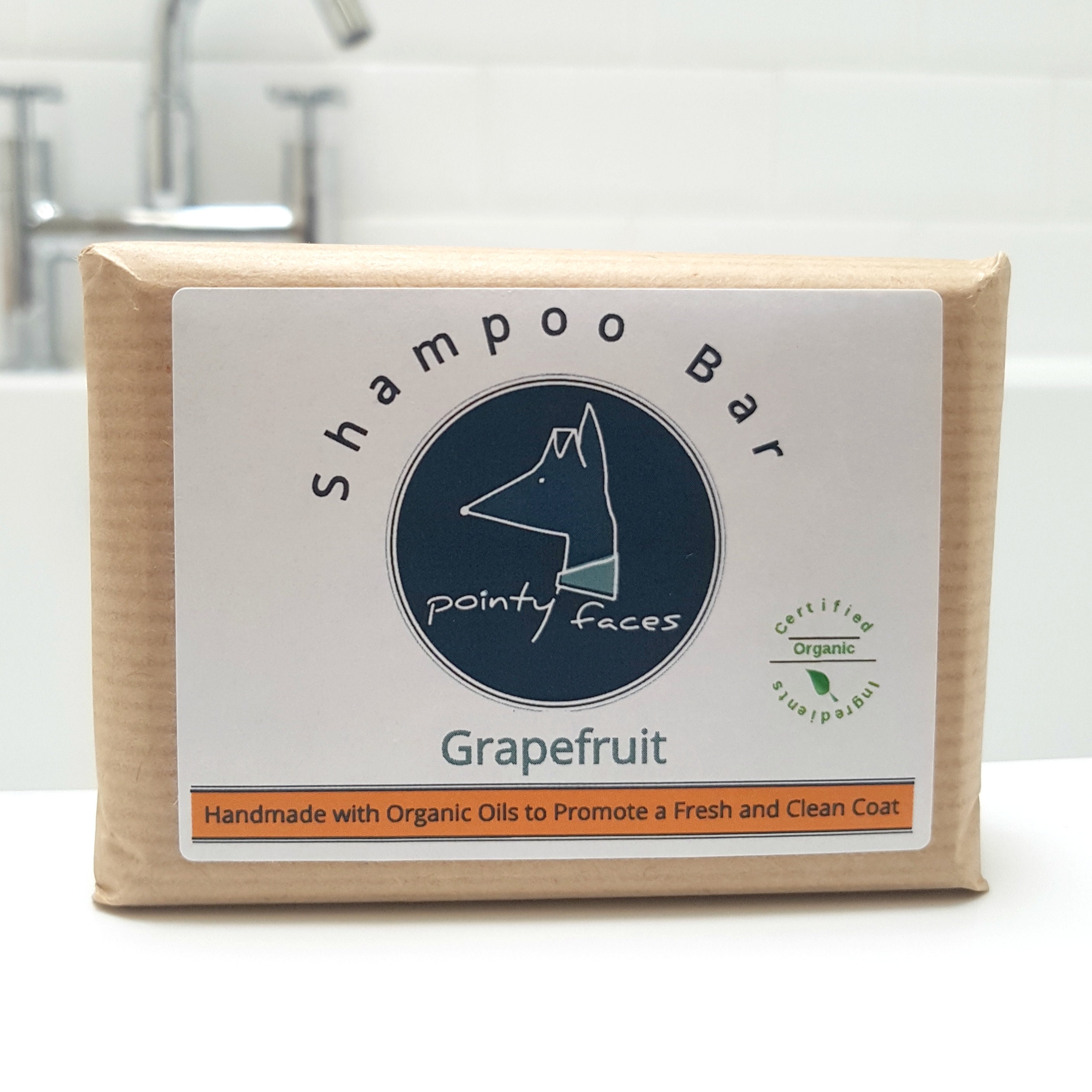Organic Grapefruit Dog Shampoo Bar to Freshen and Clean. Etsy