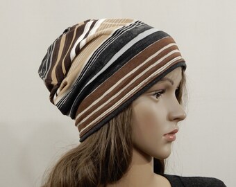 Bonnet pour homme femme Coiffure réversible été automne