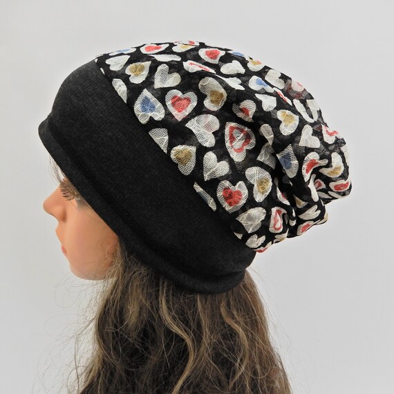 Lightweight Summer Beanie Lace Ponytail 