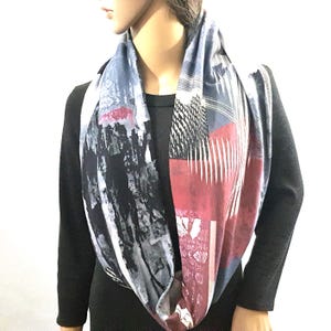 Warmer langer infinity Doppel Loop Schal Männer Frauen Rundschal hautfreundlich