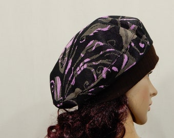 Baskenmütze Damen Kopfbedeckung gefüttert Herbst Winter