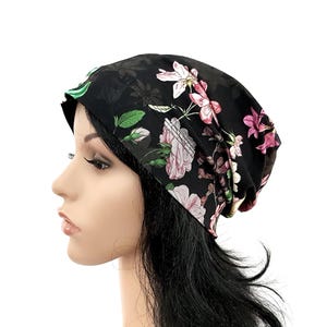 Summer beanie women Floral headwear hat cap skin friendly lightweight
