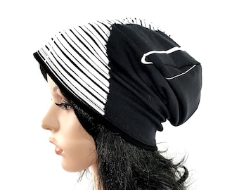 Oversized Slouchy Beanie Hat for Women Reversible Lightweight Jersey Hat Comfortable Everyday Cap