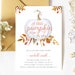 Ali reviewed Baby Shower Invitation, Gender Neutral, A Little Pumpkin Is On The Way, Fall Baby Shower Invitation, White Pumpkin, Printed, Printable